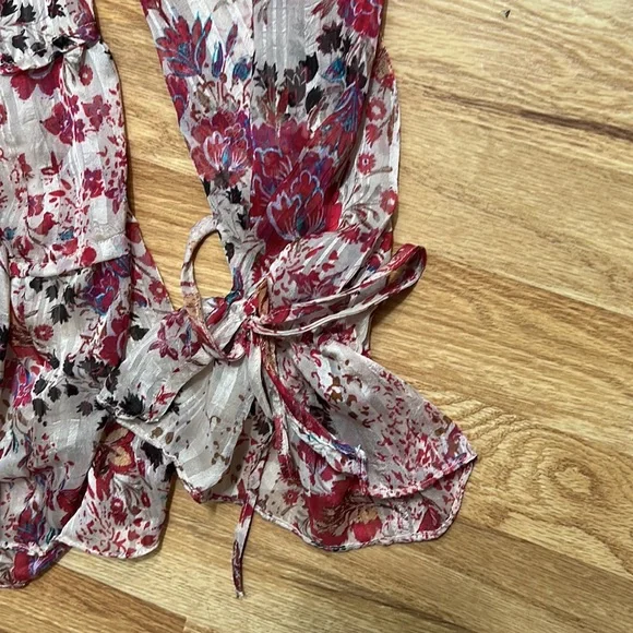 Free People Closer To The Heart Tiered Floral Dress Size XS - Picture 8 of 16